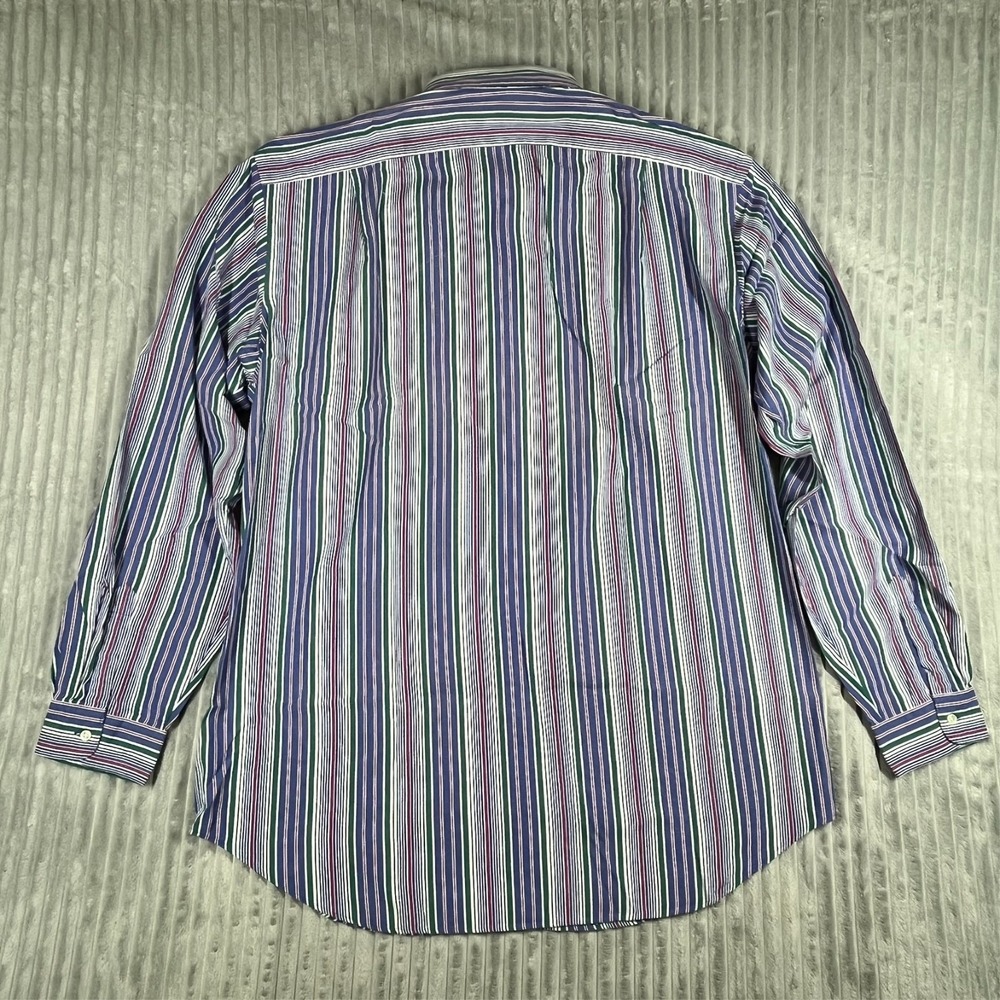 Polo Ralph Lauren Westerton Button Up Shirt Men's XLT Rainbow Striped Pride Prep - Picture 7 of 13